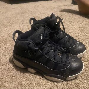 Jordan Black and White Sneakers